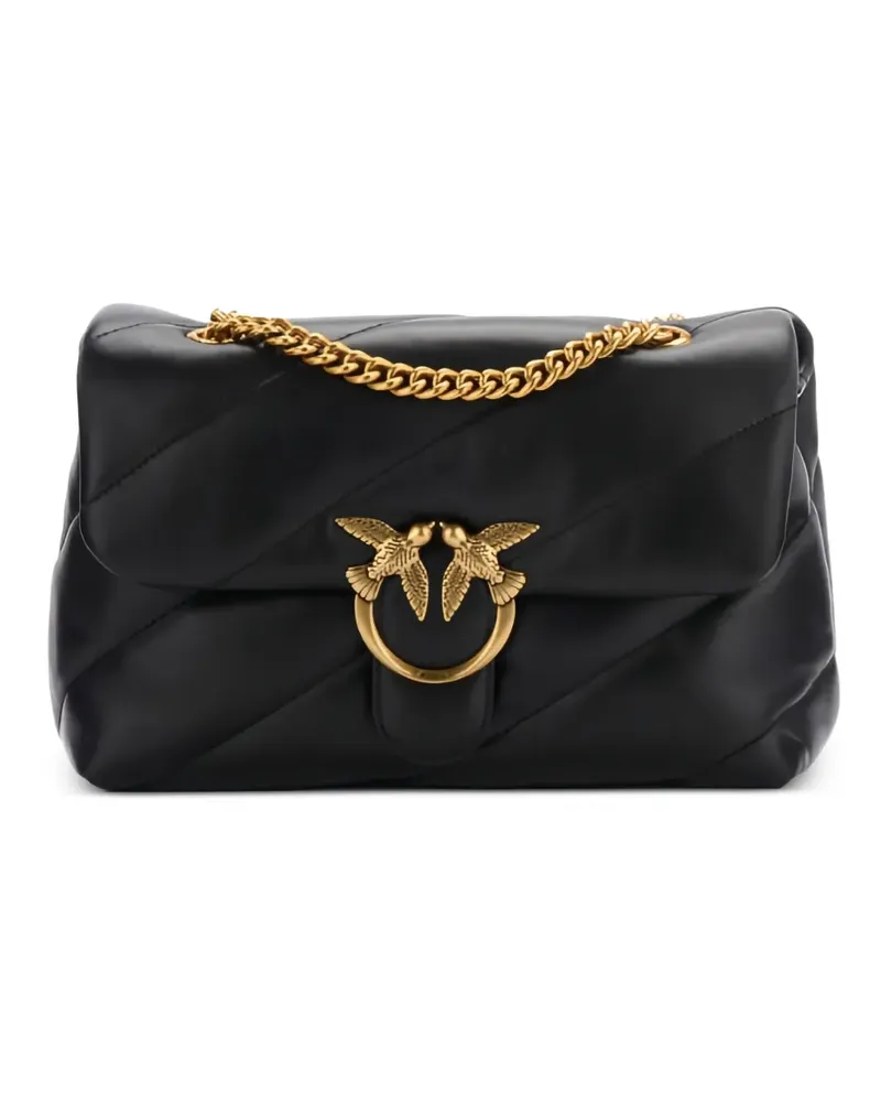 Pinko Love Puff quilted shoulder bag - Schwarz Schwarz