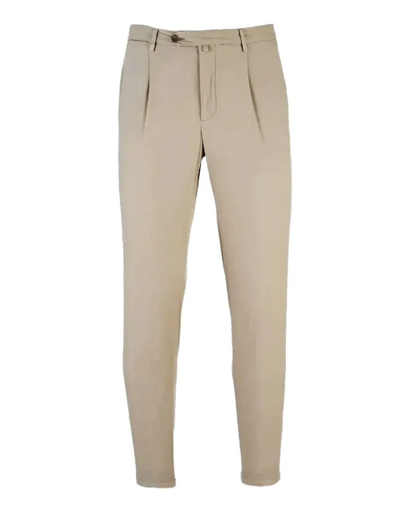 Briglia 1949 Plissierte Tapered-Hose - Nude Nude