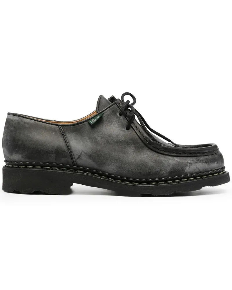 Paraboot Loafer mit Schnürung - Schwarz Schwarz