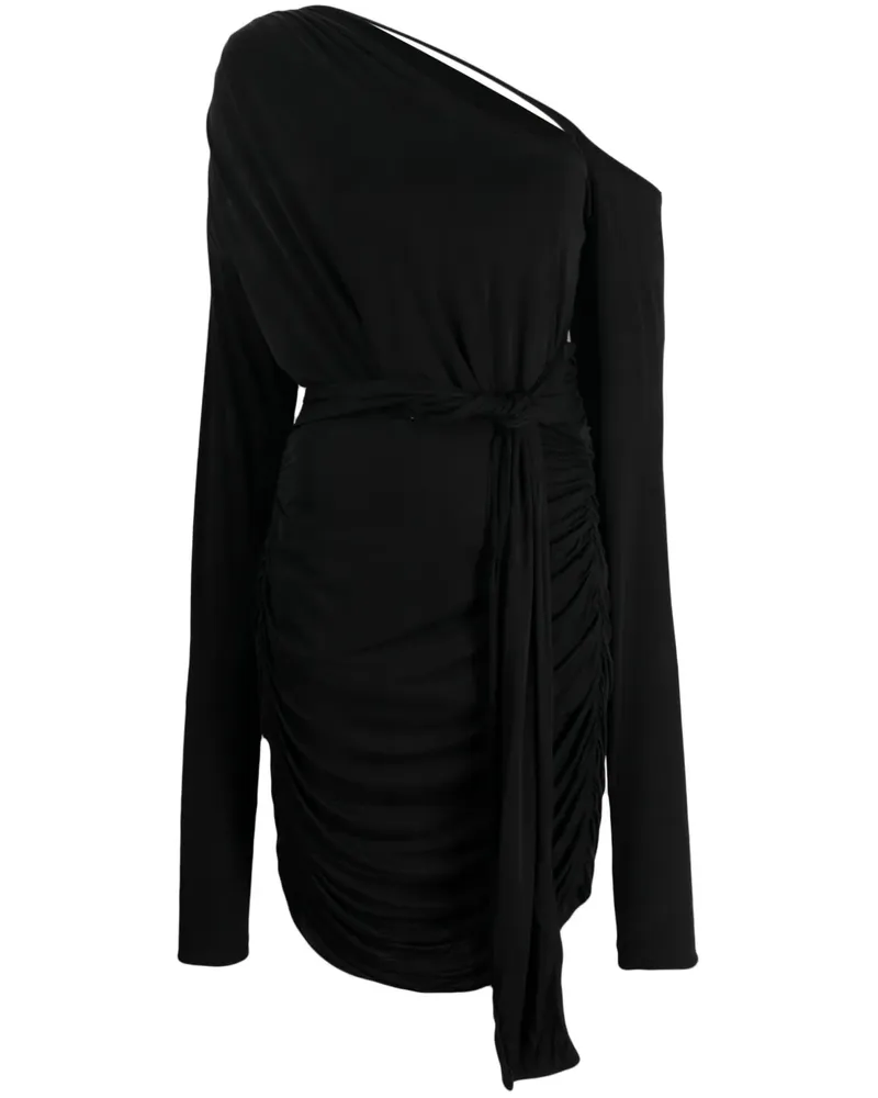 GAUGE81 Asymmetrisches Minikleid - Schwarz Schwarz