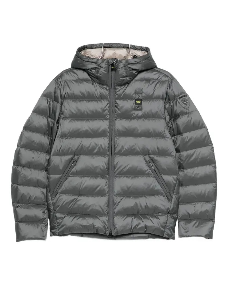 Blauer Acton hooded zip-up jacket - Grau Grau