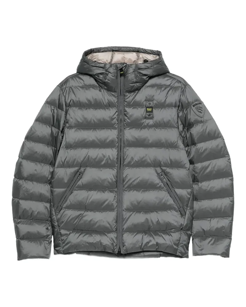Blauer Acton Kapuzenjacke - Grau Grau