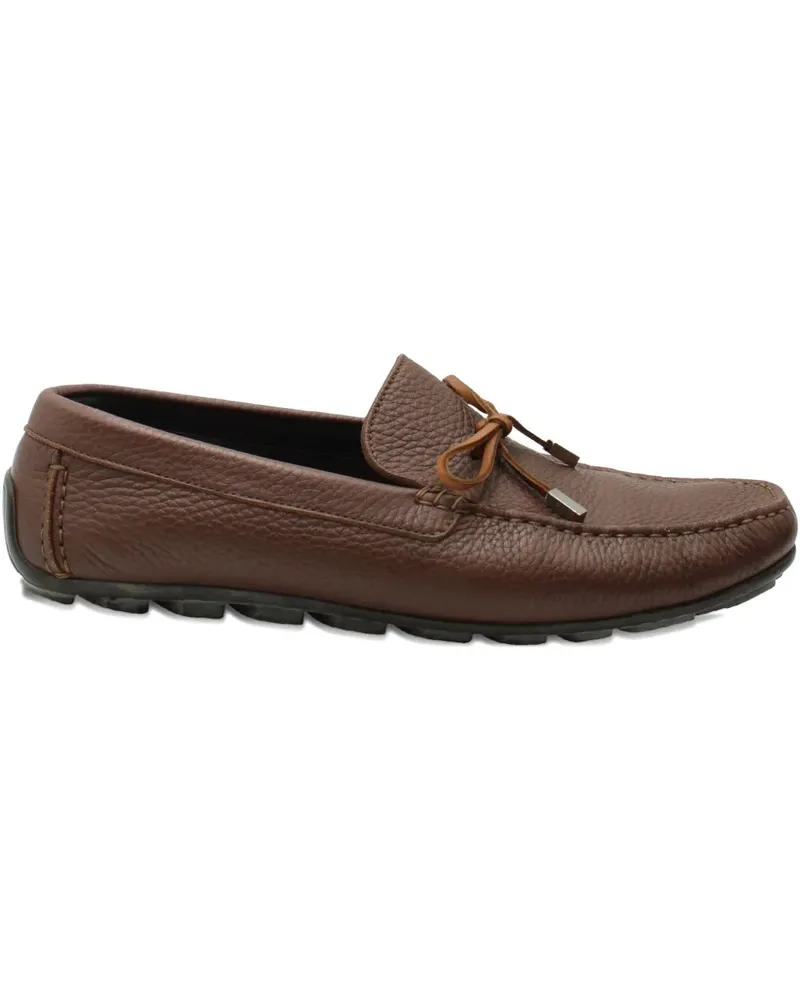 Ermenegildo Zegna Loafer mit Schleife - Braun Braun