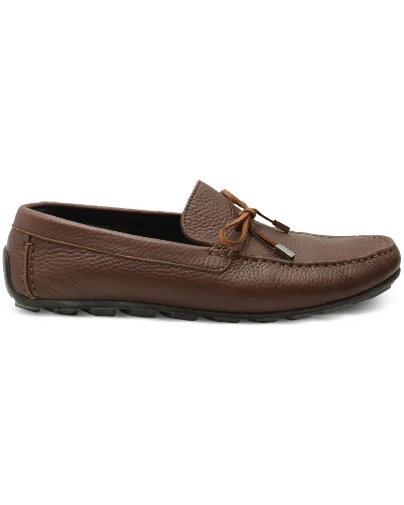Ermenegildo Zegna Loafer mit Schleife - Braun Braun