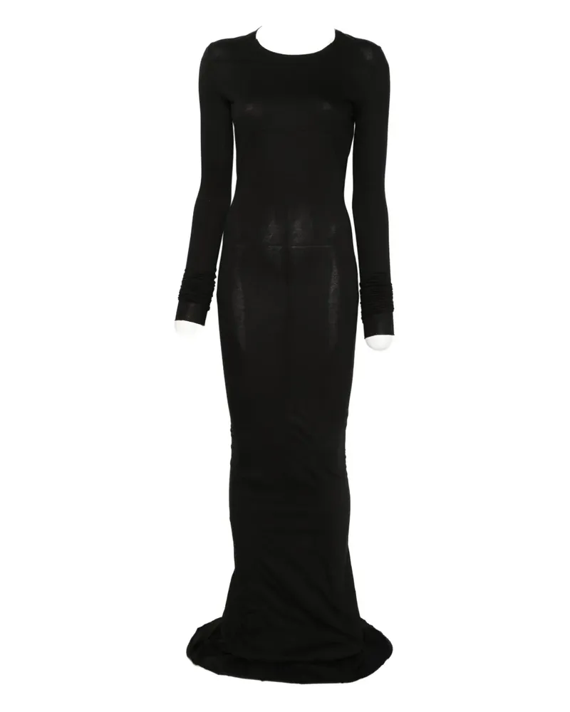 DRKSHDW by Rick Owens Langärmeliges Maxikleid - Schwarz Schwarz