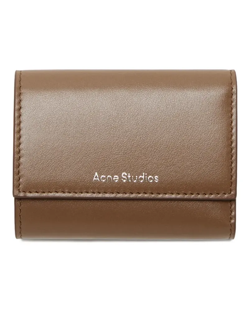 Acne Studios Trifold Wallet leather wallet - Braun Braun
