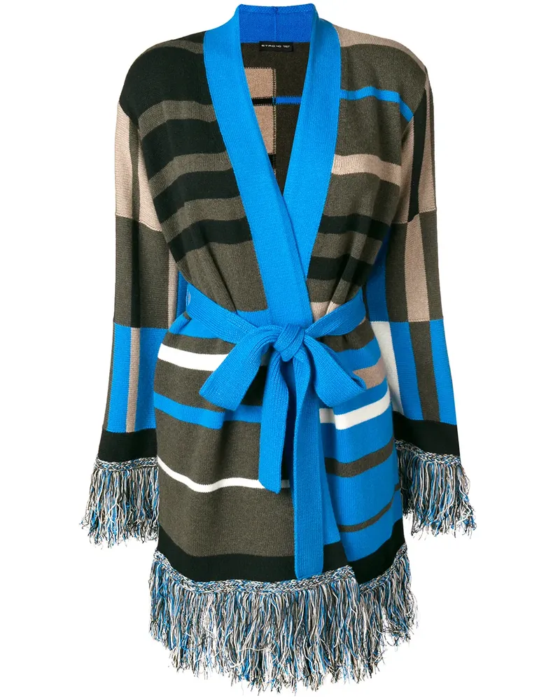 Etro Cardigan mit Print - Braun Braun