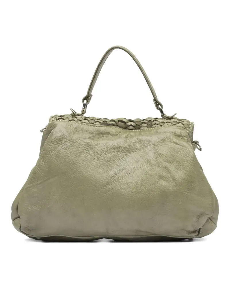 Reptile's House Geflochtene Giancarlo Nevola Tote Bag - Grün Grün