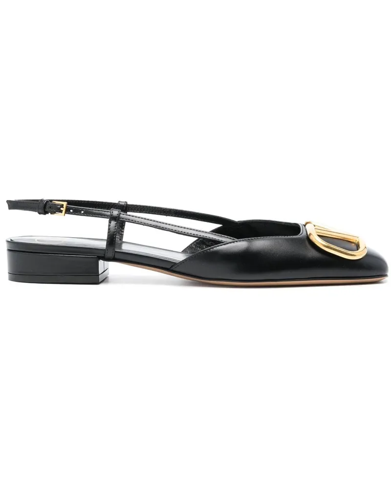 Valentino Garavani Slingback-Ballerinas Schwarz