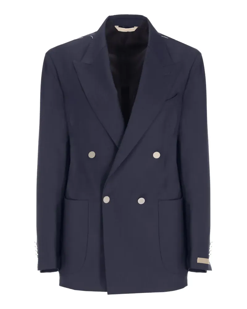 Briglia 1949 double-breasted peak-lapels blazer - Blau Blau