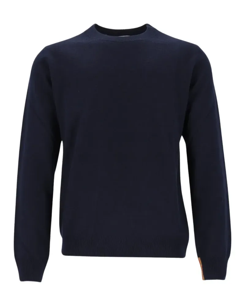 Paul Smith Kaschmirpullover mit rundem Ausschnitt - Blau Blau