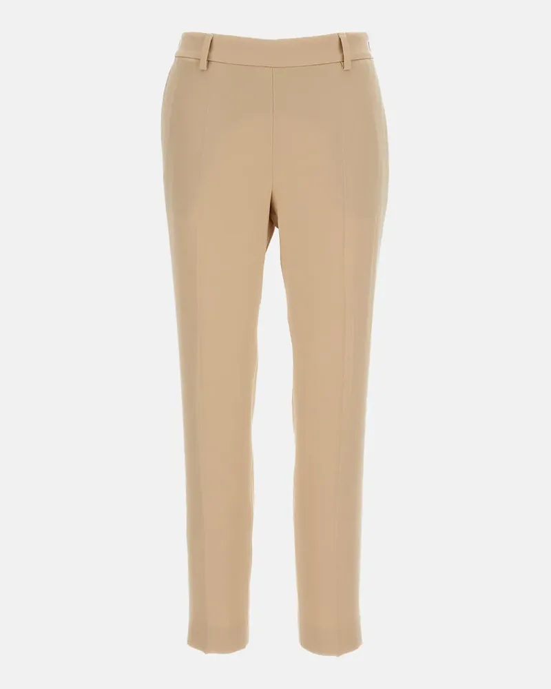 Alberto Biani straight-leg trousers - Nude Nude