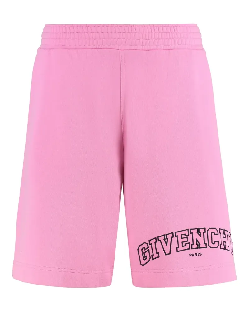 Givenchy Shorts mit Logo-Stickerei - Rosa Rosa