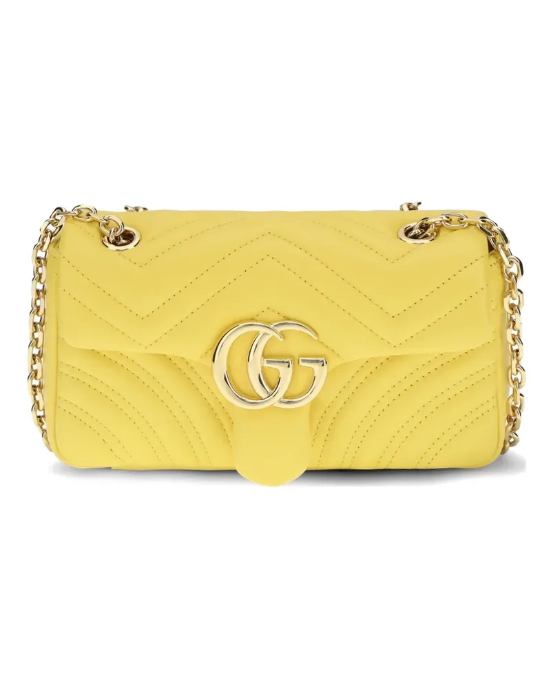 Gucci small GG Marmont quilted shoulder bag - Gelb Gelb