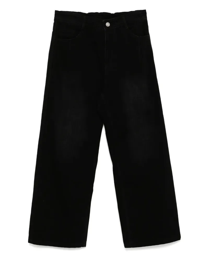 SONGZIO Origin Straight-Leg-Jeans - Schwarz Schwarz