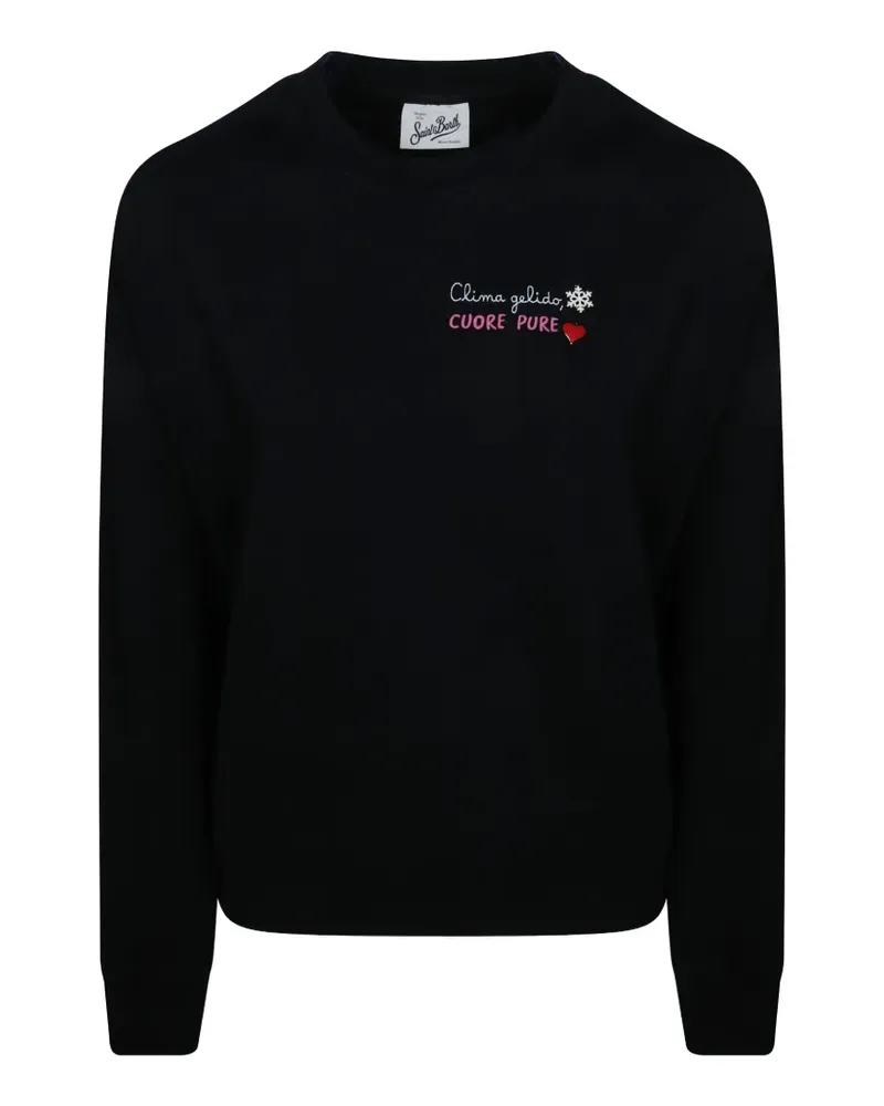 MC2 Saint Barth Stardust embroidered sweatshirt - Schwarz Schwarz
