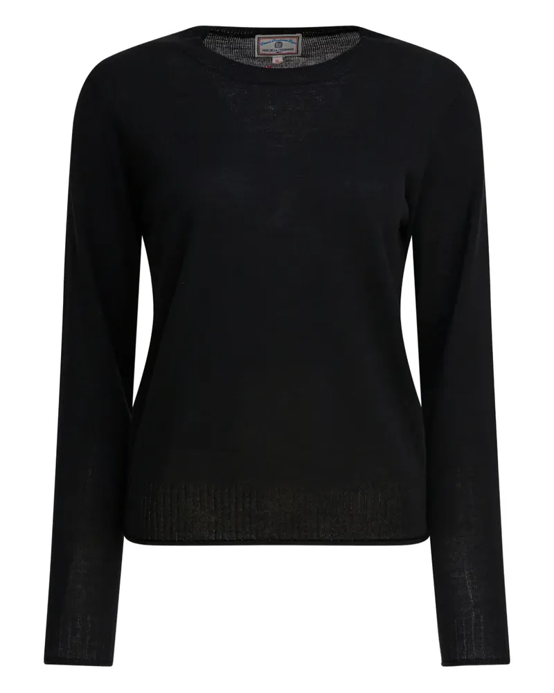 Inès de la Fressange ribbed sweater - Schwarz Schwarz