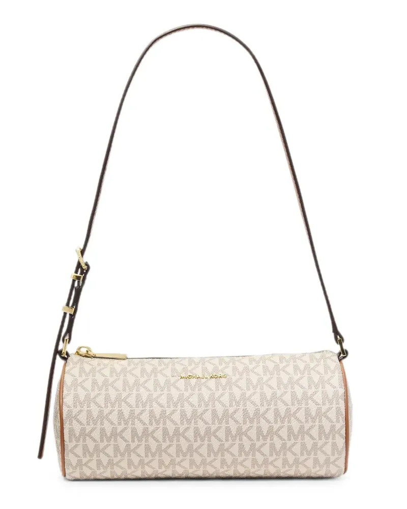 Michael Kors Kleine Schultertasche mit Logo - Nude Nude