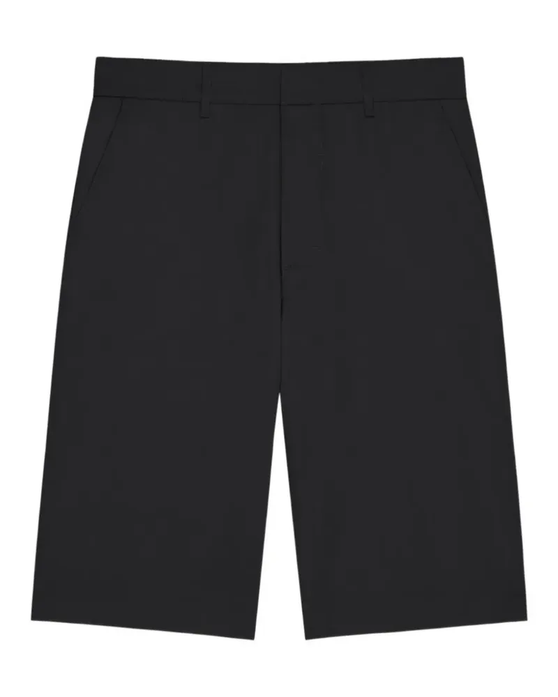 Givenchy patch-detail tailored chino shorts - Schwarz Schwarz