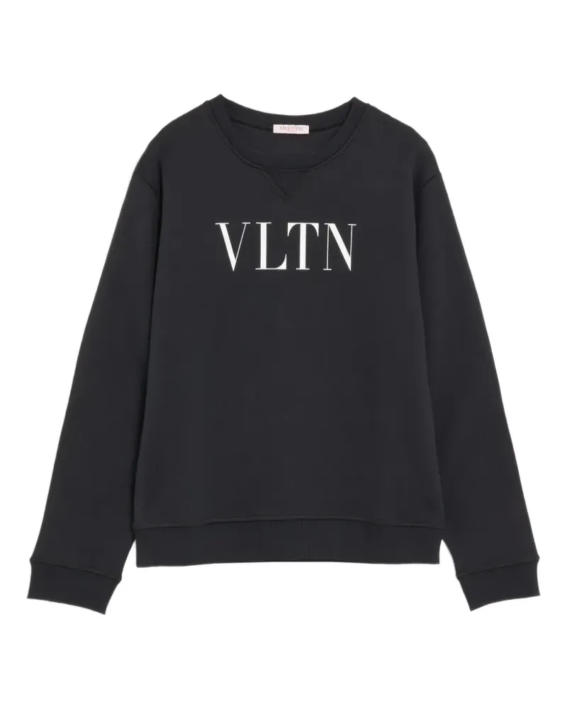 Valentino Garavani VLTN Sweatshirt mit Rundhalsausschnitt - Schwarz Schwarz