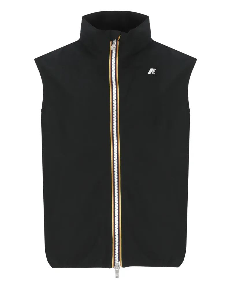 K-Way Valen Weste mit Reißverschluss - Schwarz Schwarz
