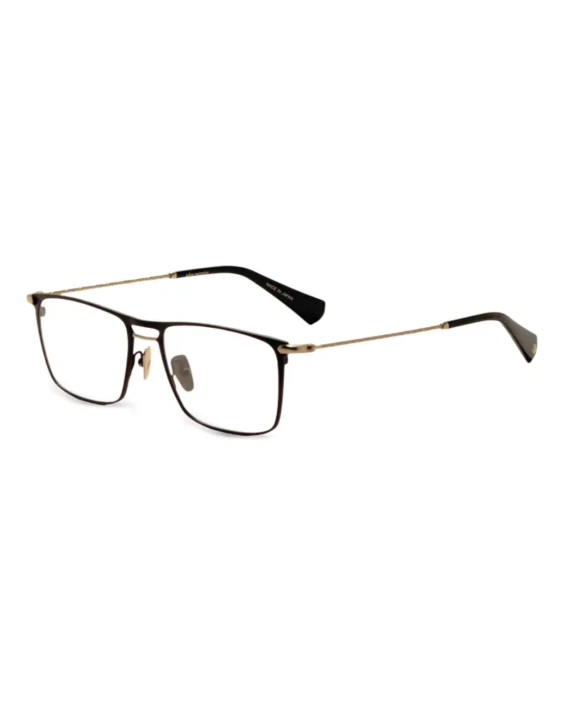 John Varvatos Brille mit eckigem Gestell - Schwarz Schwarz