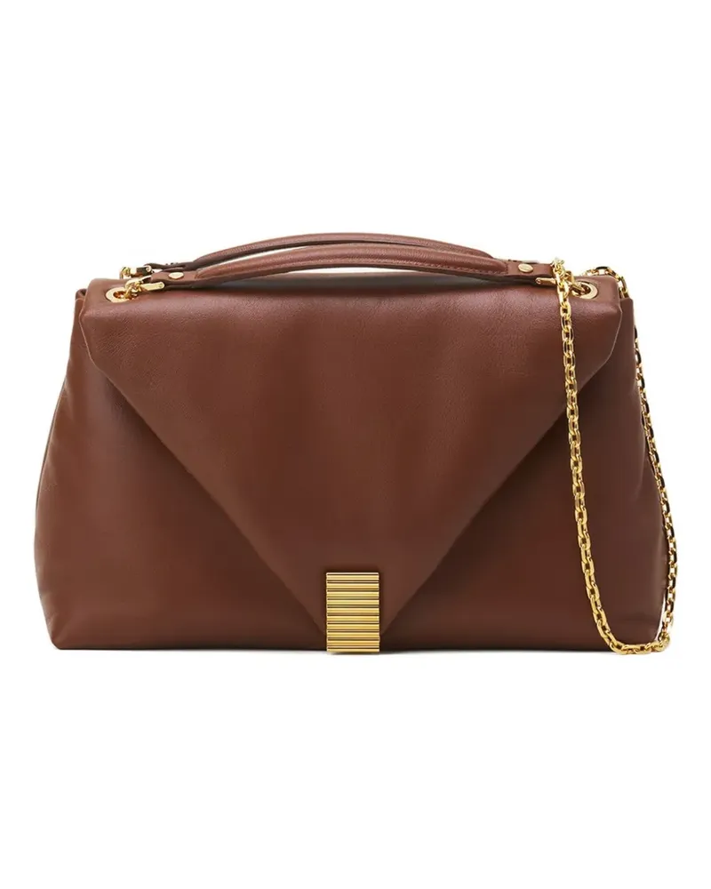 Lanvin Schultertasche aus Lammleder - Braun Braun