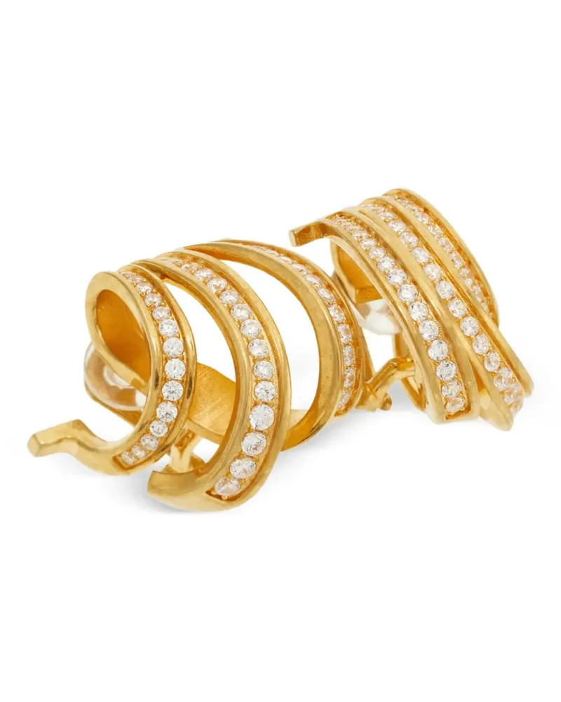 Ferragamo Triple Gancini Ohrringe - Gold Gold