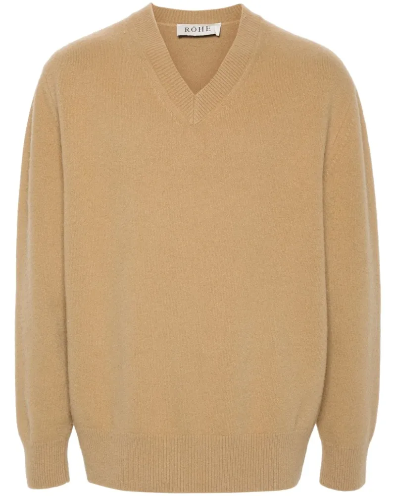 Róhe Gebürsteter Pullover - Braun Braun