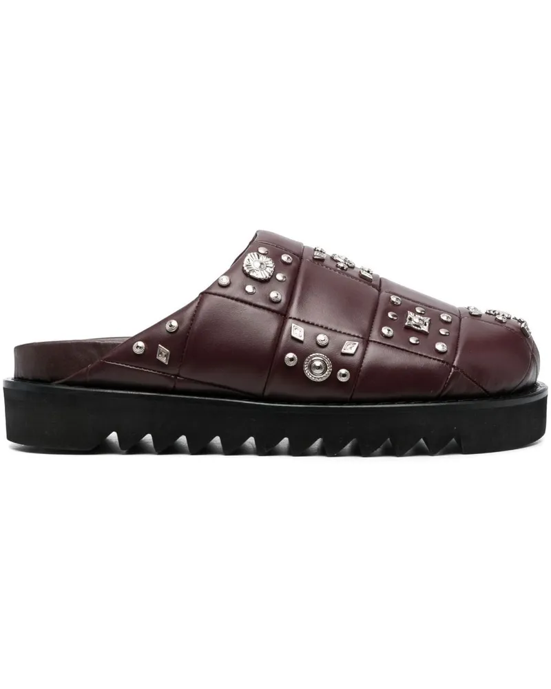 Toga Slipper mit Nieten - Violett Violett