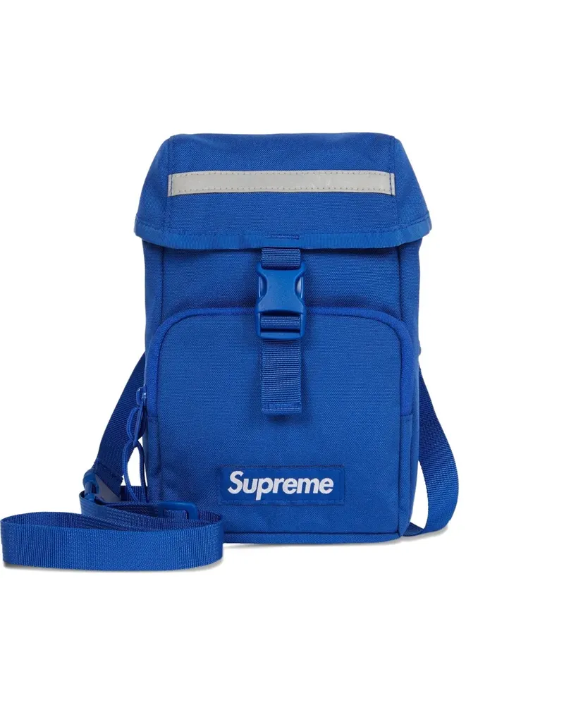 Supreme Being logo-embroidered camera bag - Blau Blau