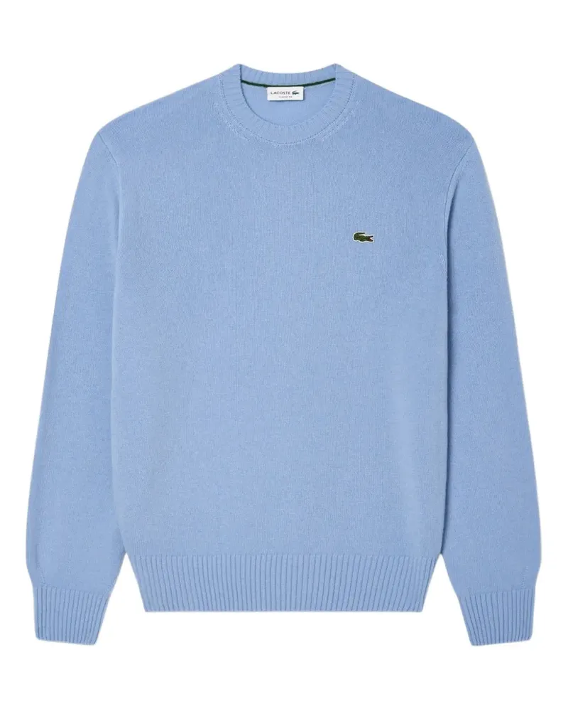 Lacoste crew-neck wool sweater - Blau Blau