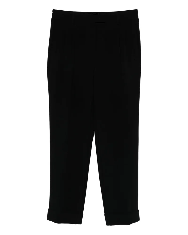 Alberto Biani Hose mit Bundfalten - Schwarz Schwarz