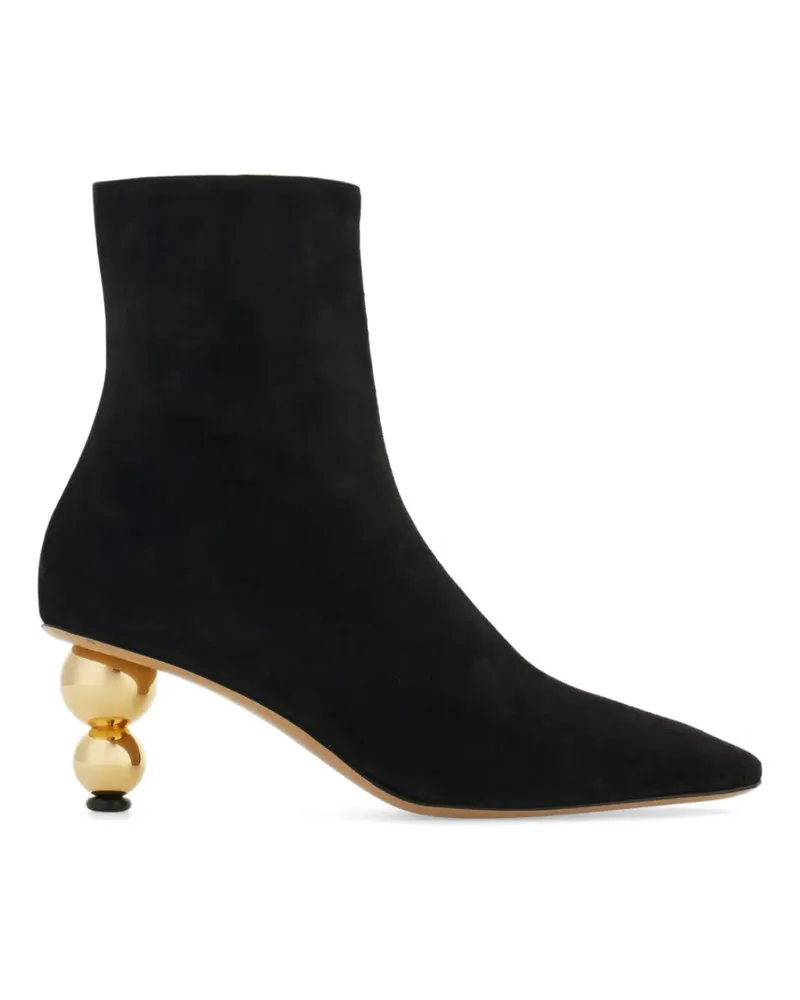 Ferragamo Steifeletten mit kugelförmigem Absatz - Schwarz Schwarz