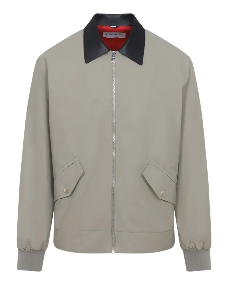Givenchy Bomberjacke mit Kontrastkragen - Grau Grau