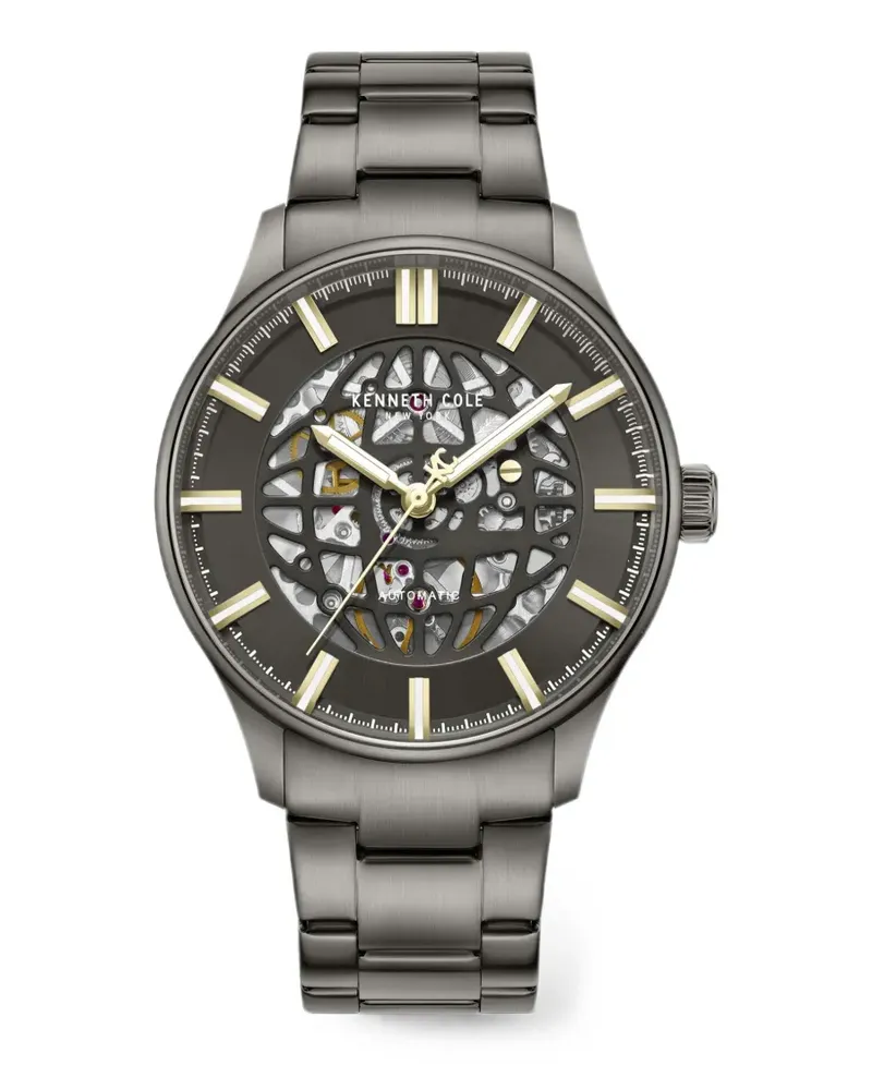 Kenneth Cole skeleton-dial 5mm watch - Grau Grau