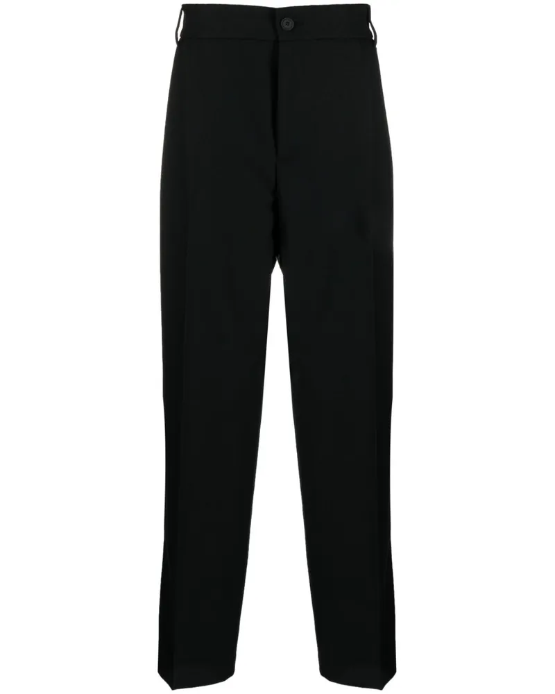 Versace Jeans Klassische Straight-Leg-Hose - Schwarz Schwarz