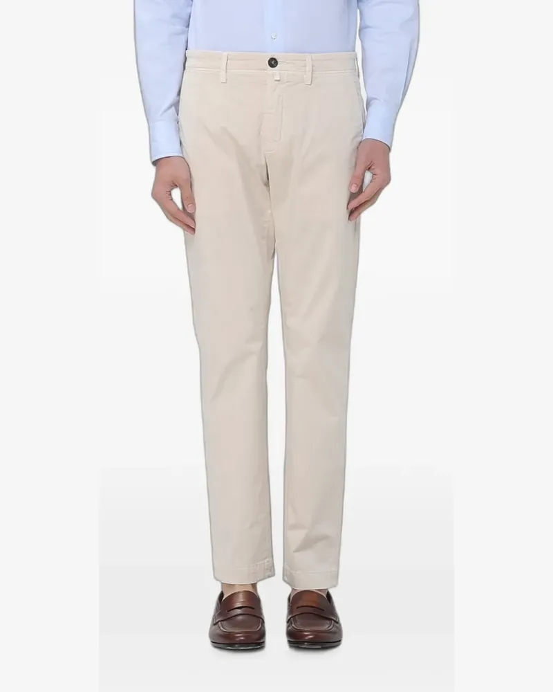 Siviglia stretch-cotton chino trousers - Nude Nude