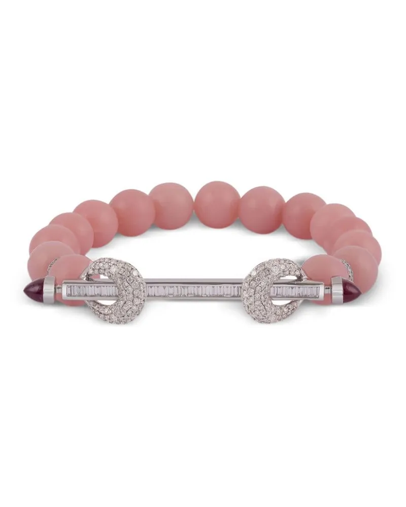 Ananya 18kt Weißgoldarmband mit Diamanten - Silber Silber