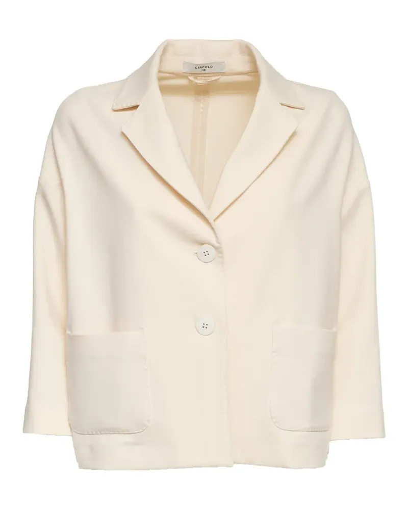 CIRCOLO 1901 Fleece Button Caban - Nude Nude
