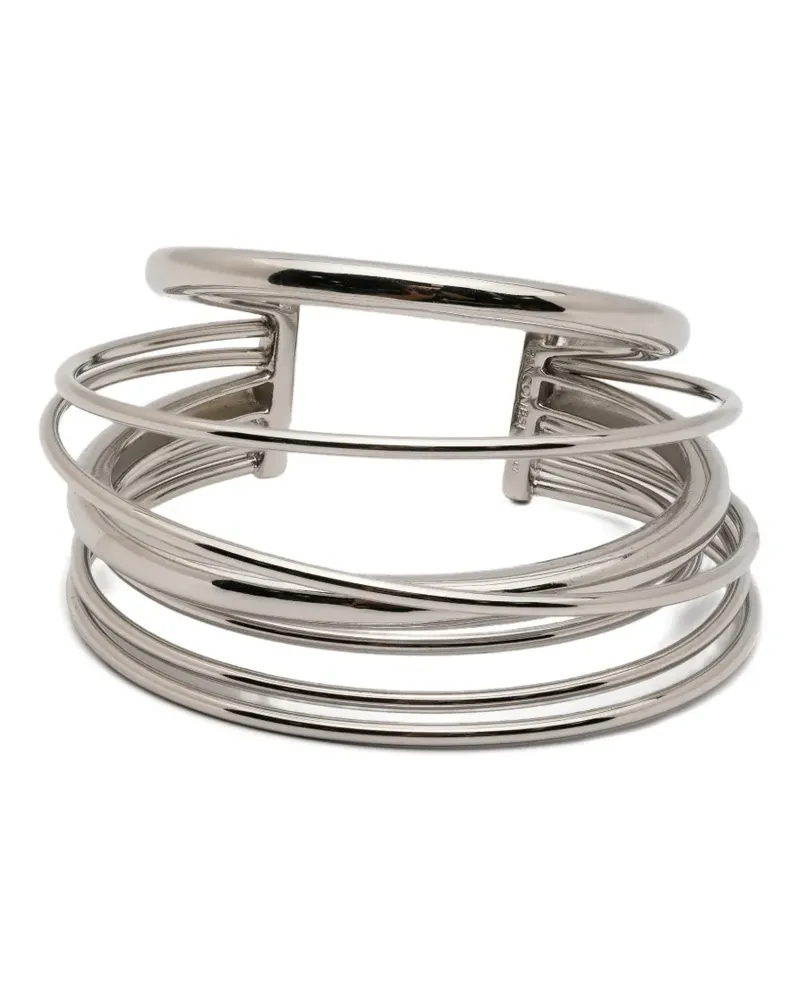 PANCONESI Diamanti Collier Armband mit Kristallen - Silber Silber