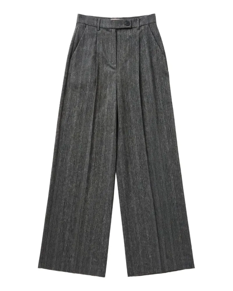 MARELLA pleated wide-leg trousers - Grau Grau