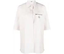 Hemd mit Logo-Print - Rosa