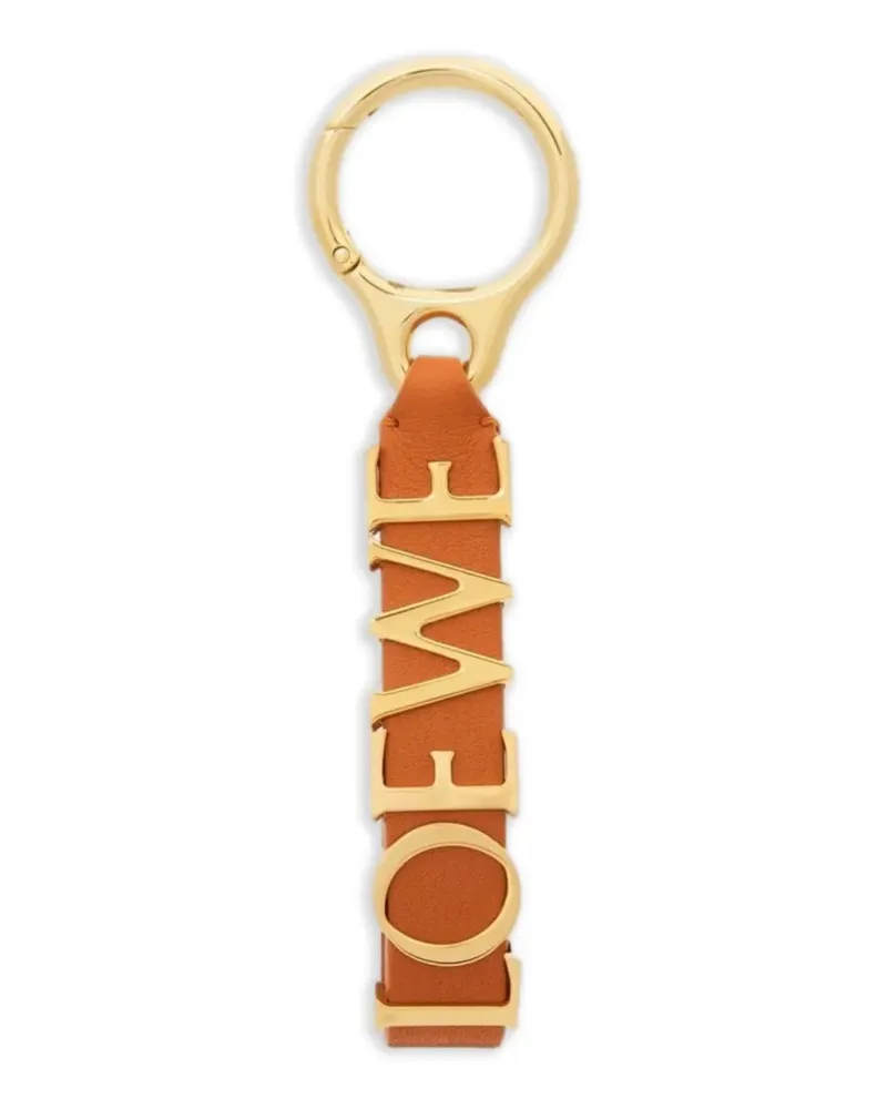 Loewe Schlüsselanhänger aus Leder - Orange Orange