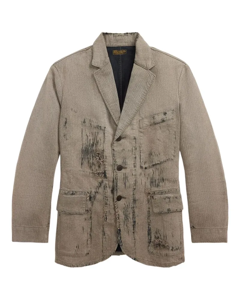Ralph Lauren Sakko im Distressed-Look - Grau Grau