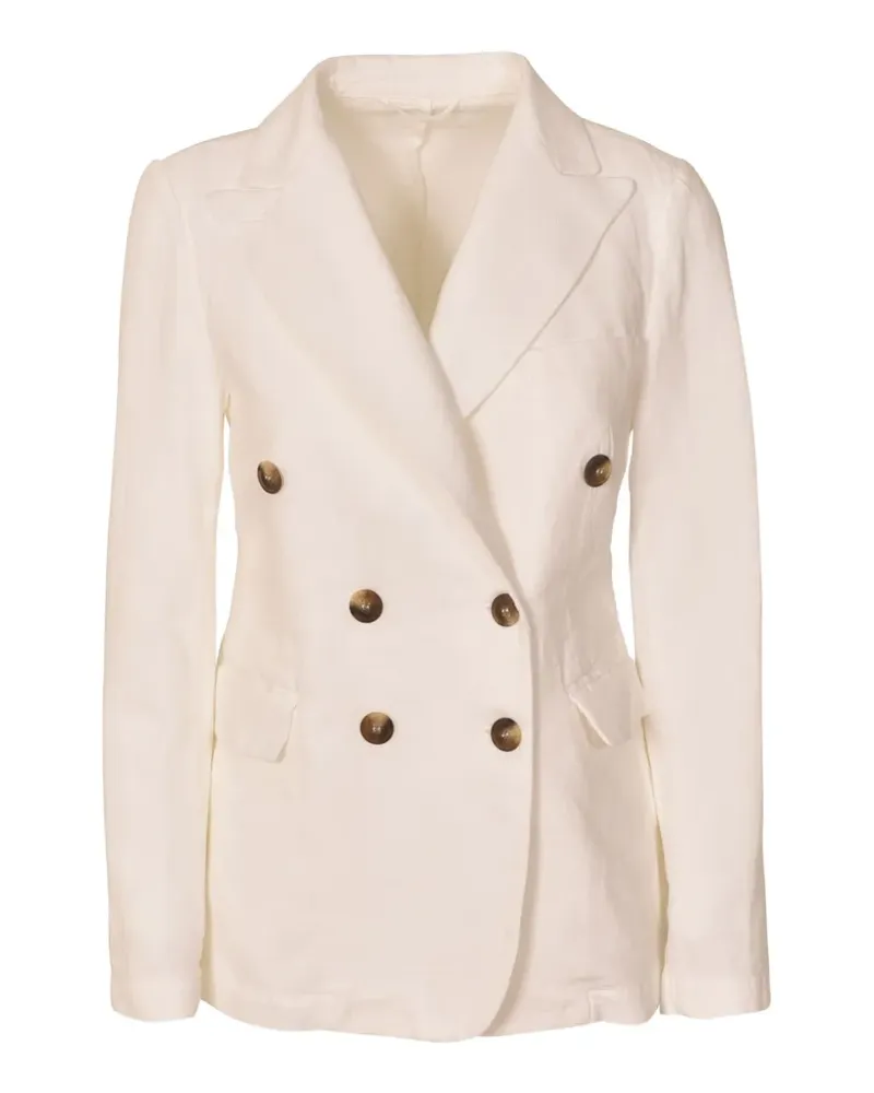 KILTIE double-breasted blazer - Weiß Weiß