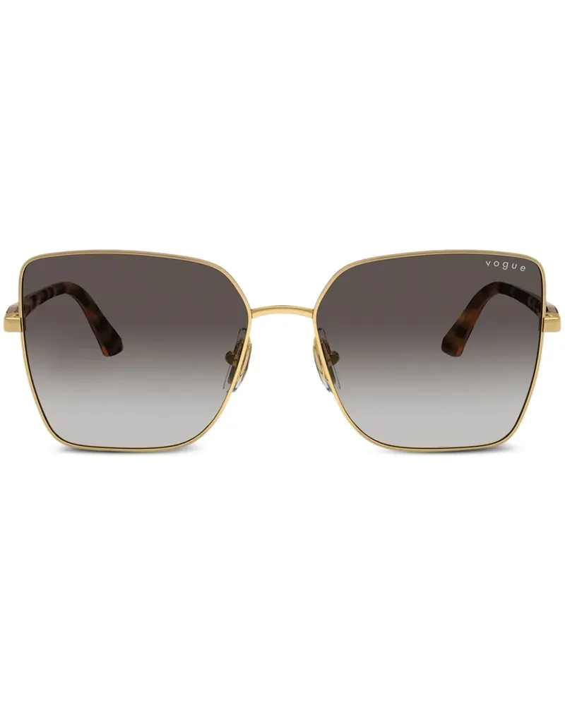 Vogue Sonnenbrille mit Butterfly-Gestell - Gold Gold