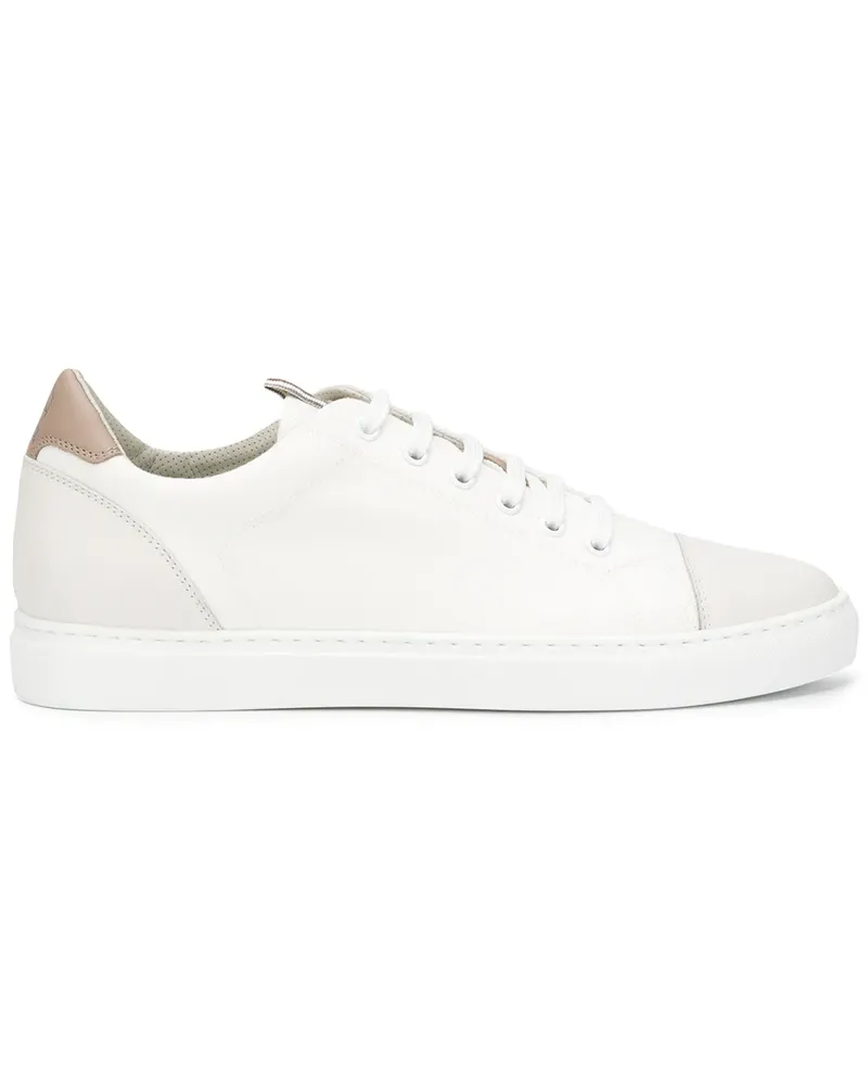 Brunello Cucinelli Sneakers in Colour-Block-Optik - Weiß Weiß