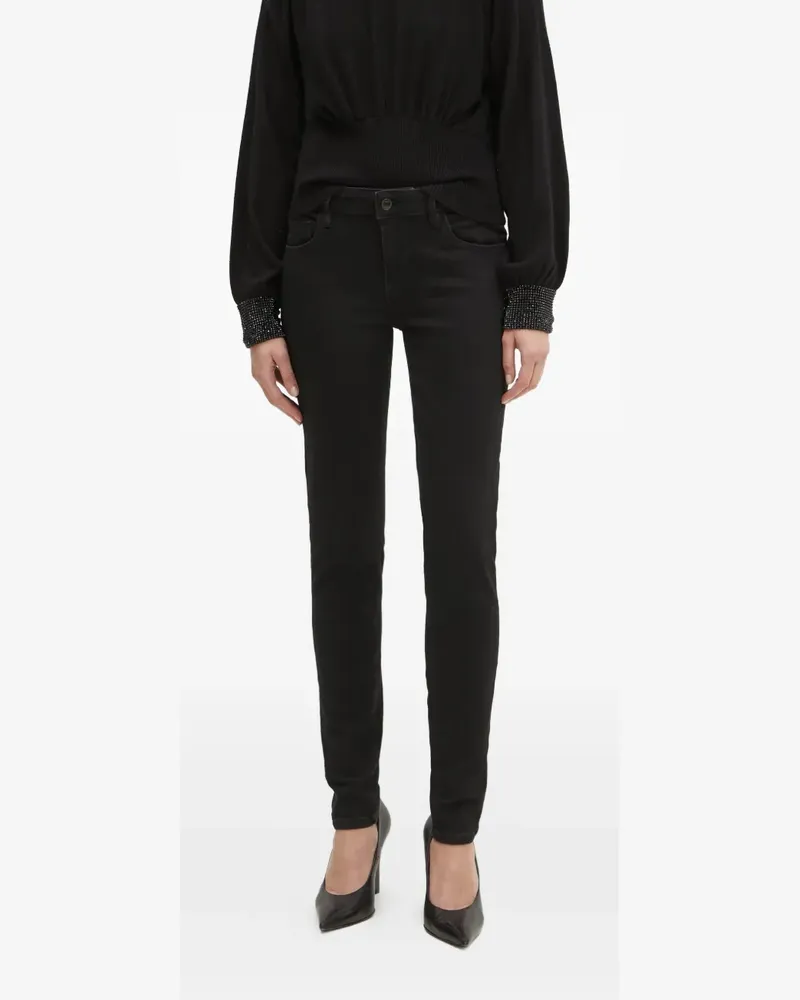 Guess Klassische Skinny-Jeans - Schwarz Schwarz