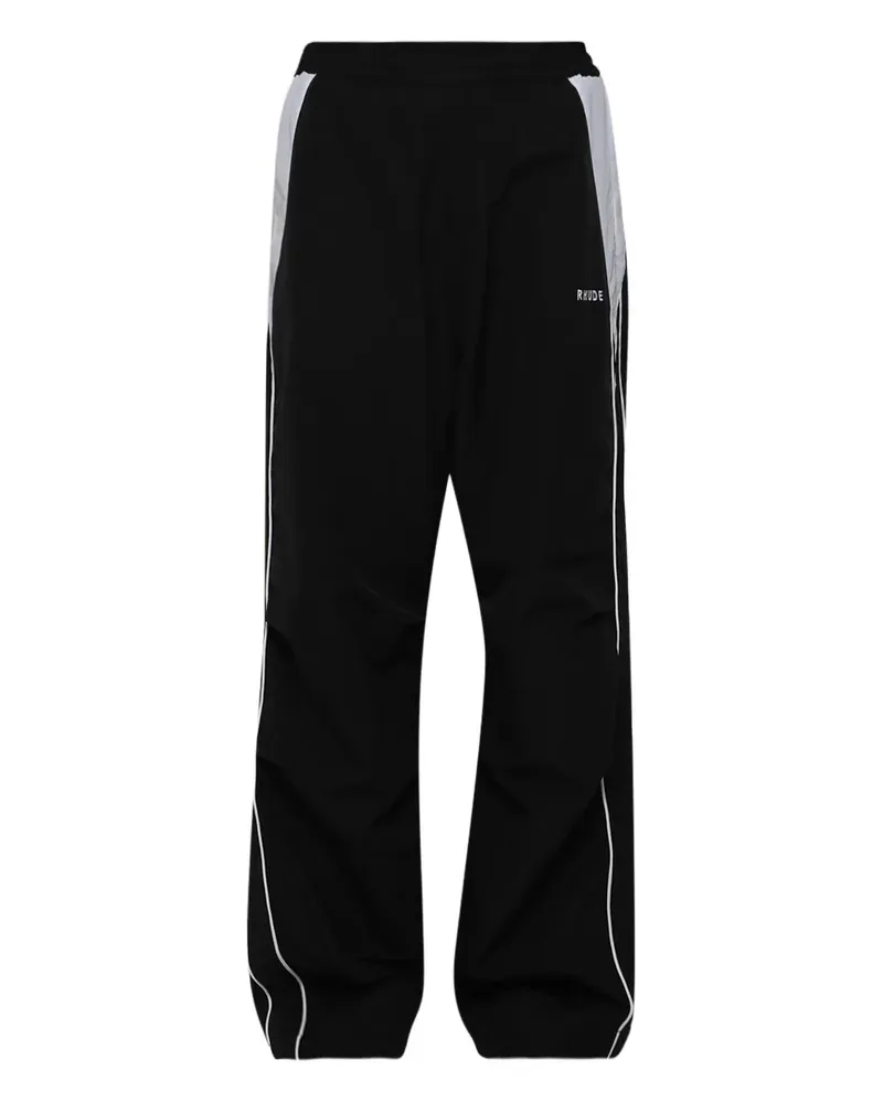 RHUDE Jogginghose mit Streifen - Schwarz Schwarz